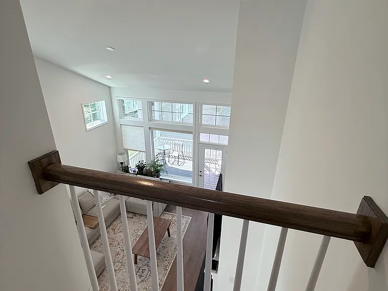 Overlooking the family room!