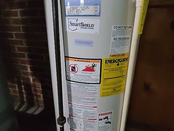 Fairly new hot water tank