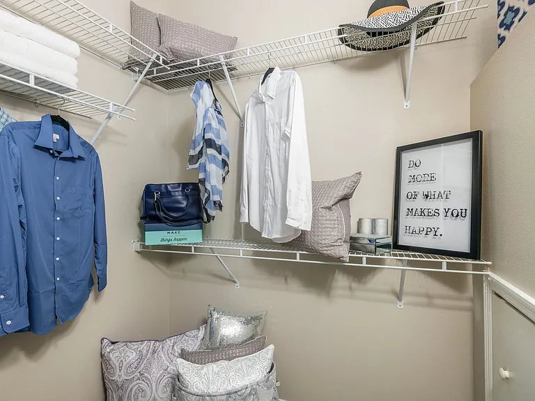 Discover the epitome of spaciousness and style with our luxurious walk-in closets. It's the must-have amenity on your list, and we've designed it to hold all your treasures.