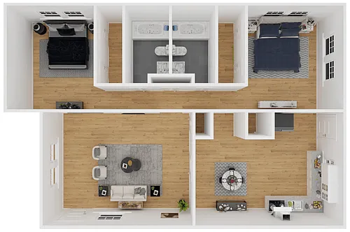Floor plan B2