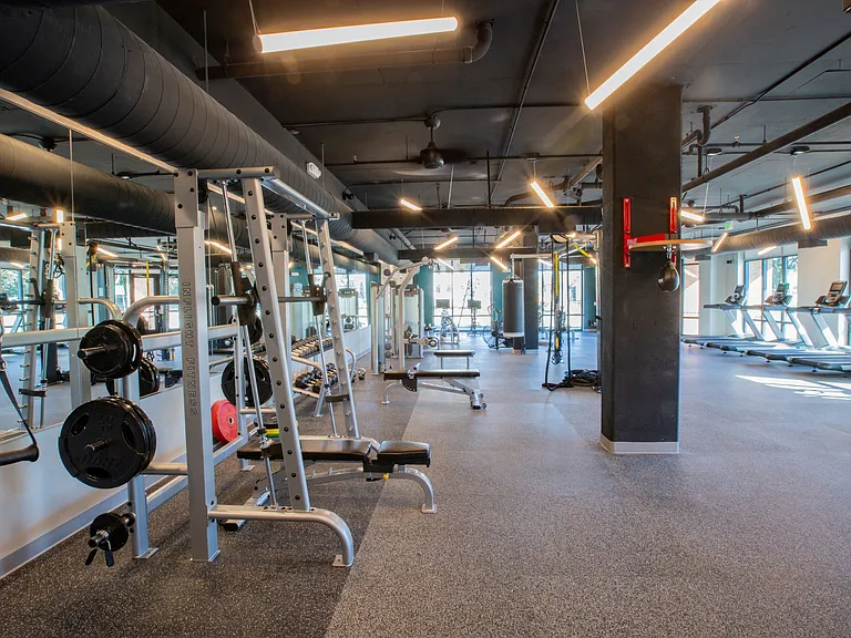 2,300 Square Feet Fitness Center