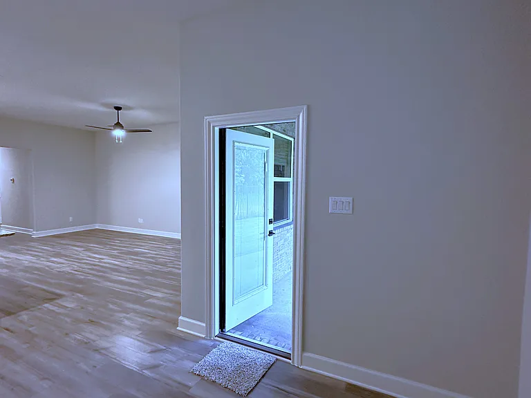 Backyard entrance