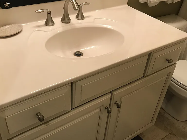 Guest bathroom sink