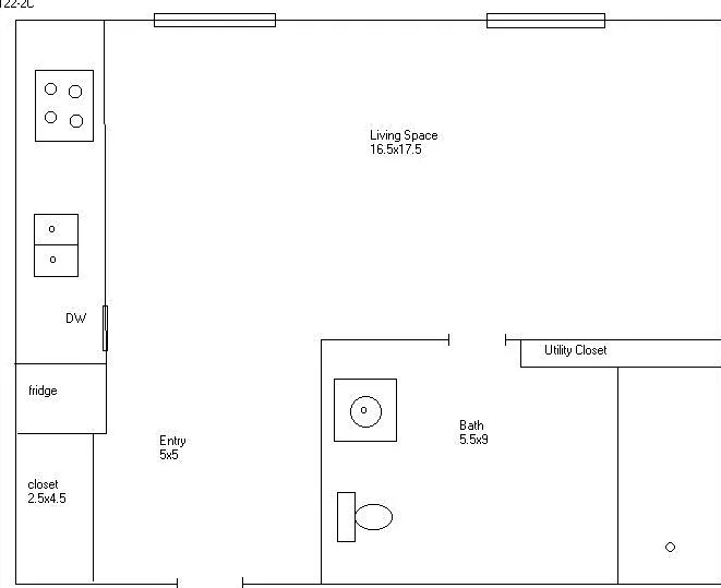 1 bed, 600 sqft, $675 — Photo 2