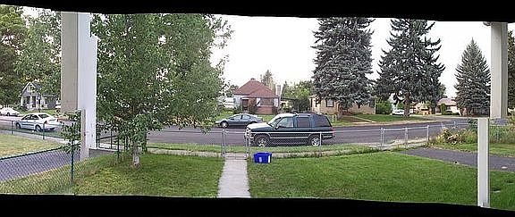 Panoramic view from front porch