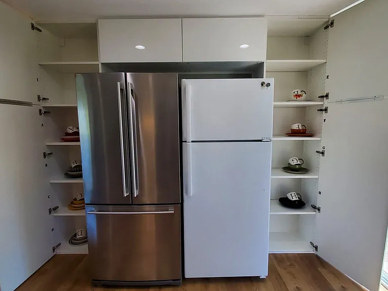 Fridges and kitchen storage