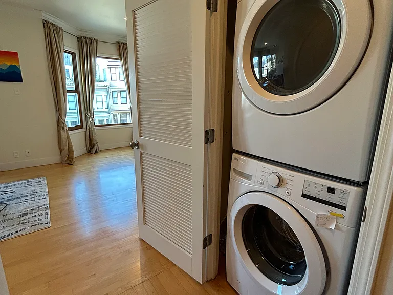 Private in unit washer and dryer
