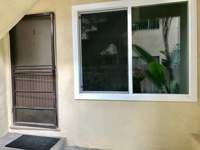 Front of apt. Bay Window