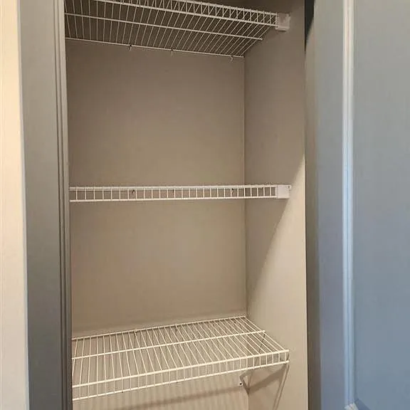 Storage in bathroom at The Harbor.