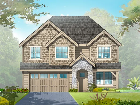 Kensington 3rd Bay Garage Plan, Spring Tree