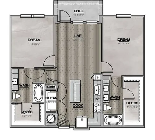 Floor plan B2