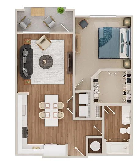 Floor plan 1G-1