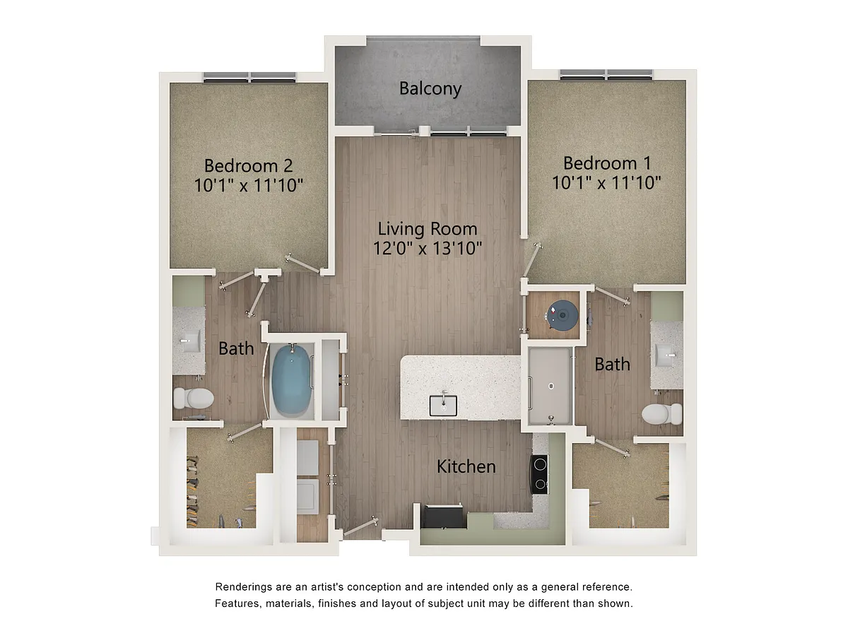 Floor plan Elm 1