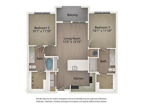 Floor plan Elm 1