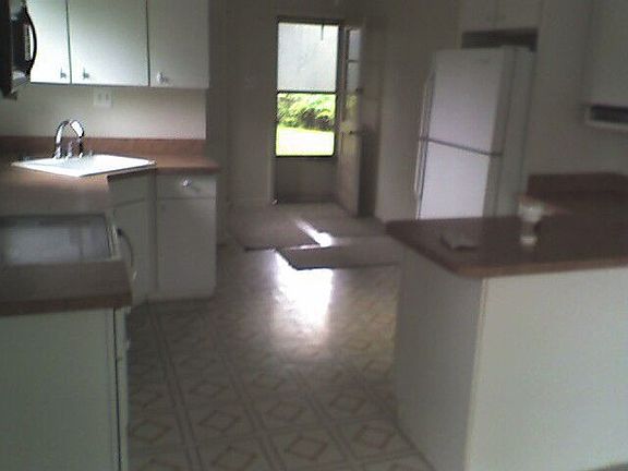 Kitchen to back yard