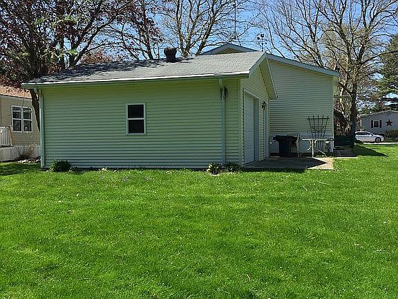 Backyard looking at home