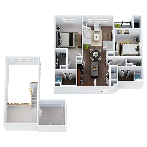 Floor plan B2-2L | Loft