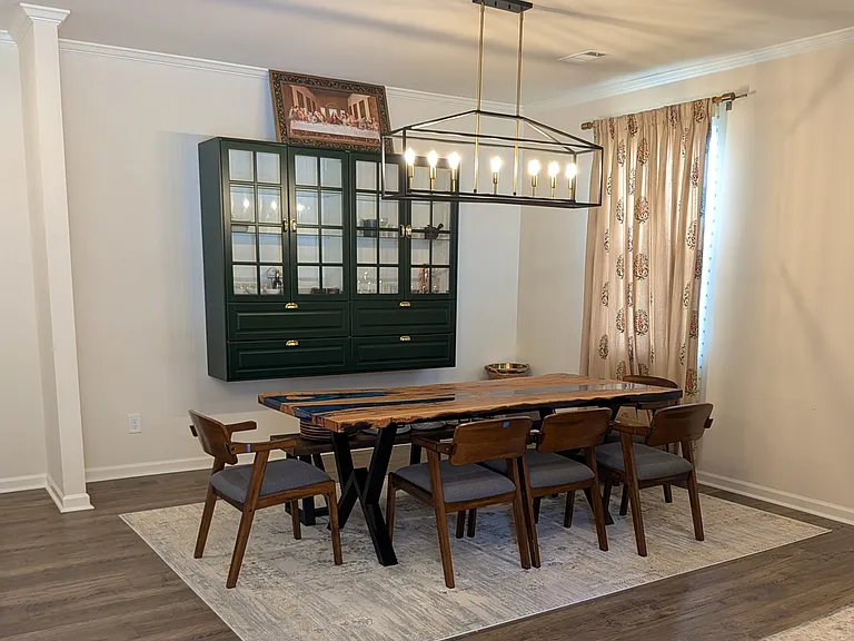 Dining with Storage Cabinets