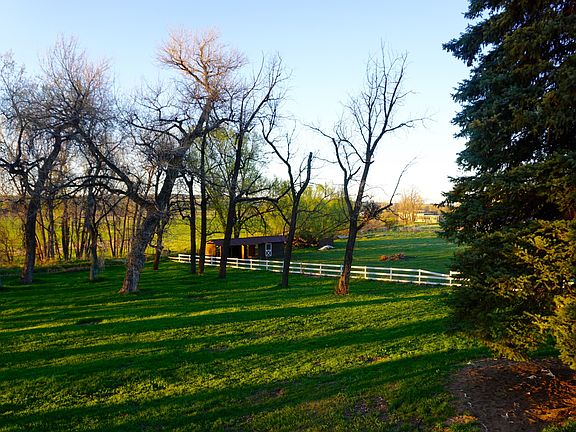 View looking west
