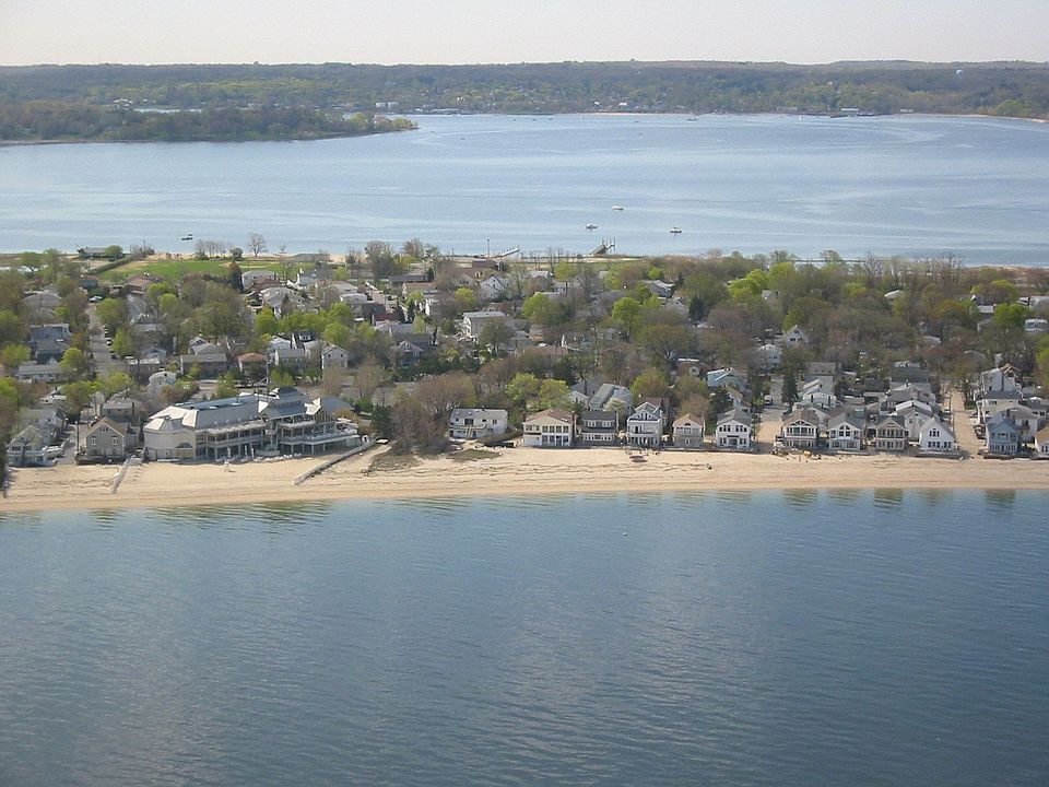 view of beach and area