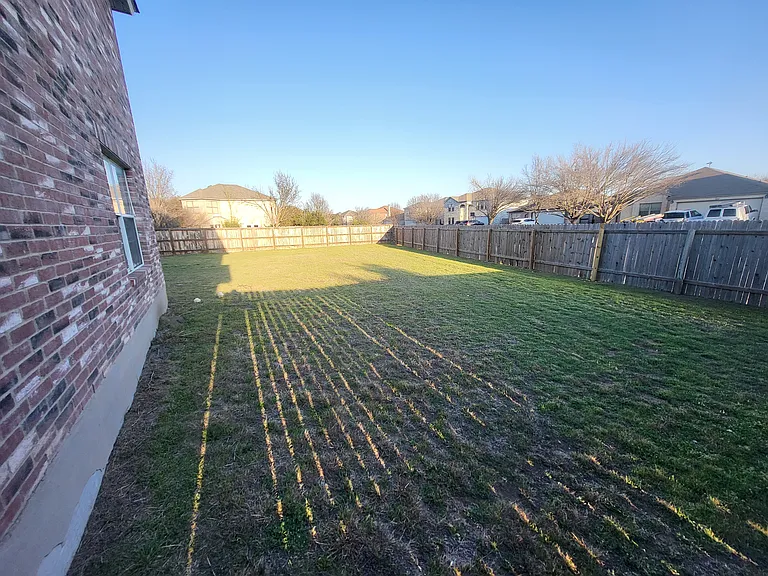 More yard