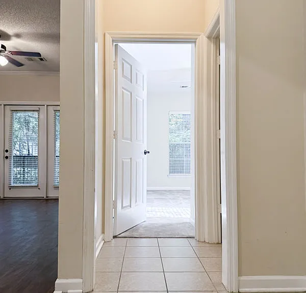 Entrance to 2nd bedroom/bath space.