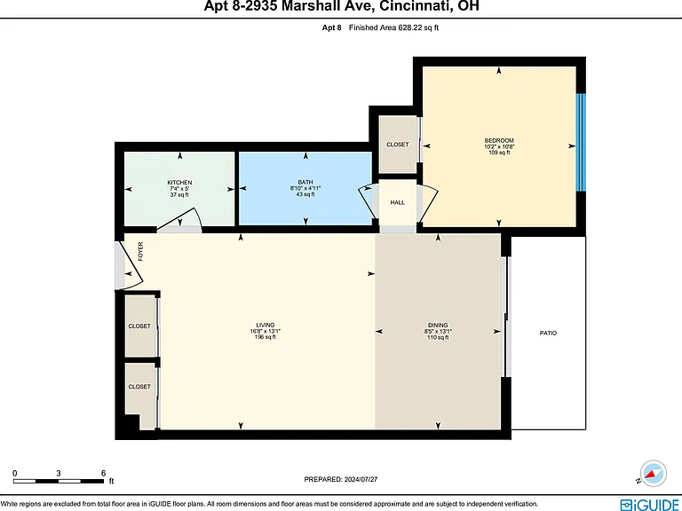 1x1 Floorplan 1x1 Floorplan