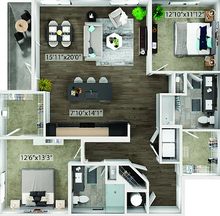 Fifteen15 South Lamar Apartments — Photo 71