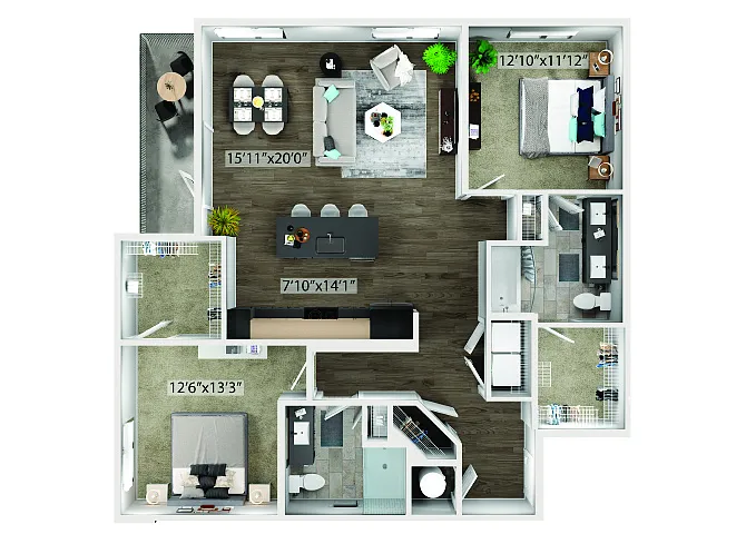 Floor plan B7