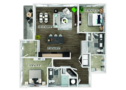 Floor plan B7