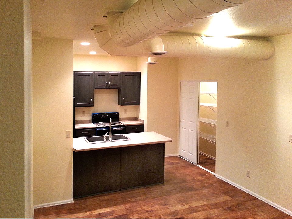 Kitchen in back apartment