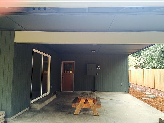 Covered back patio