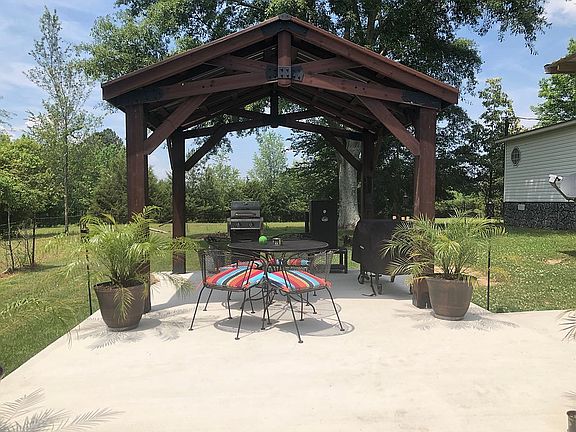 Gazebo on back patio