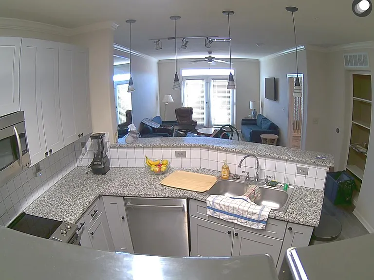 Kitchen thru living room