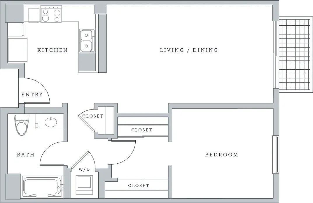Floor plan 1H