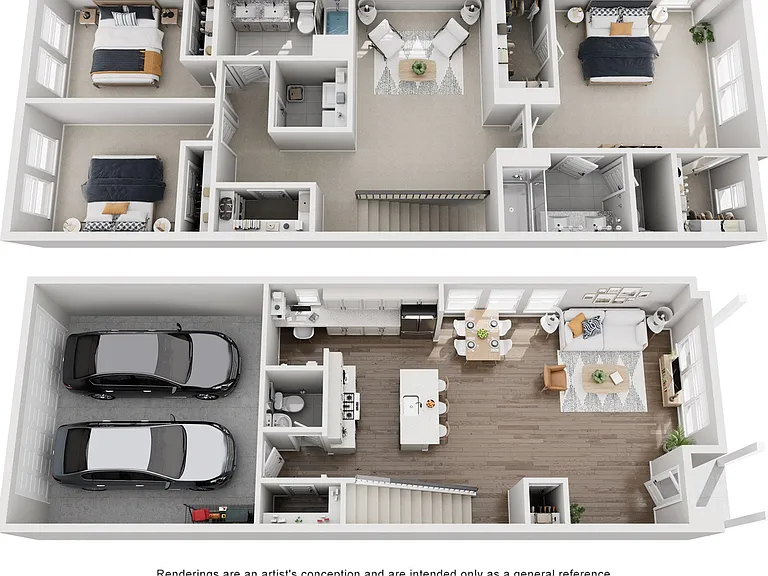 Explore this spacious and modern duplex featuring three bedrooms and a bright living area. Explore this spacious and modern duplex featuring three bedrooms and a bright living area.