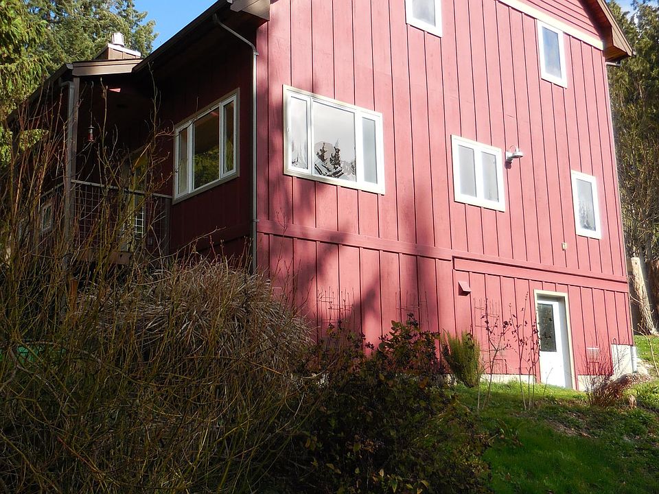 SW side of house