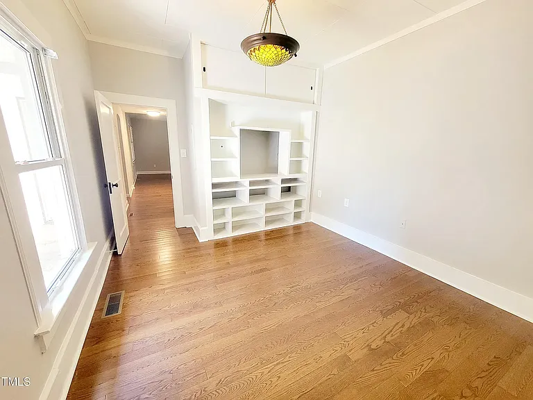Office/Den with built in shelving