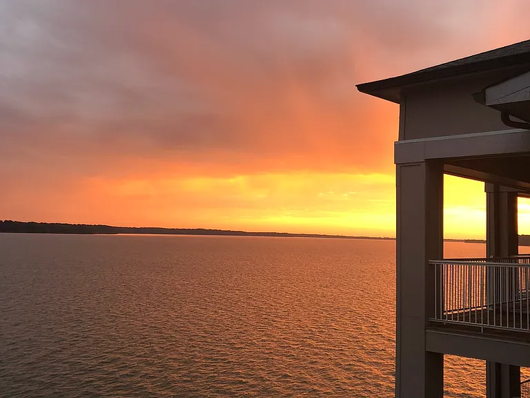 Sunset from the balcony