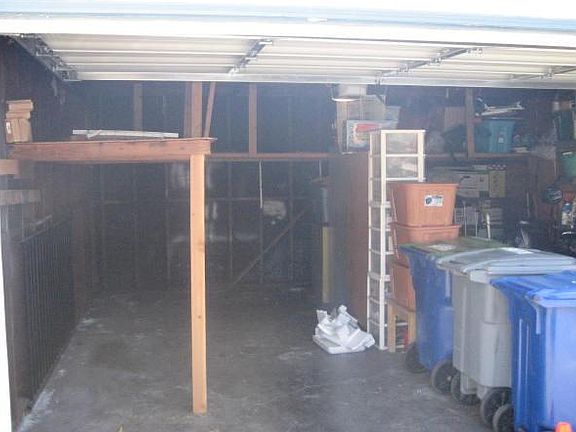 Inside of garage