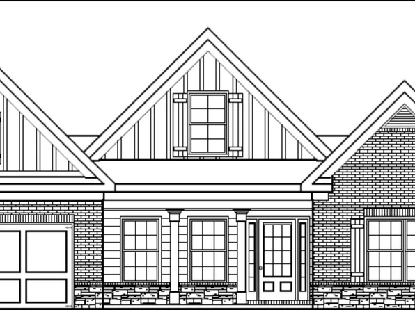 (GA)The Emerson Ranch | Front Entry Plan, Belle Woode Estates