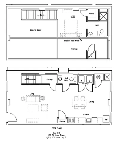 Floor plan Loft