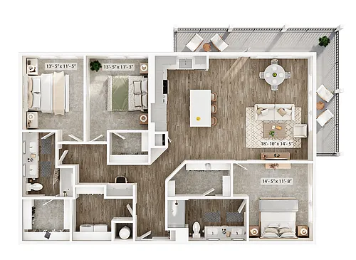 Floor plan C01