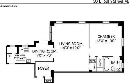 2nd image of 30 E 68th St #3BB