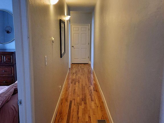 Hallway connecting rooms