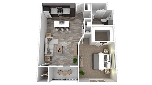 Floor plan The Cliff Cave