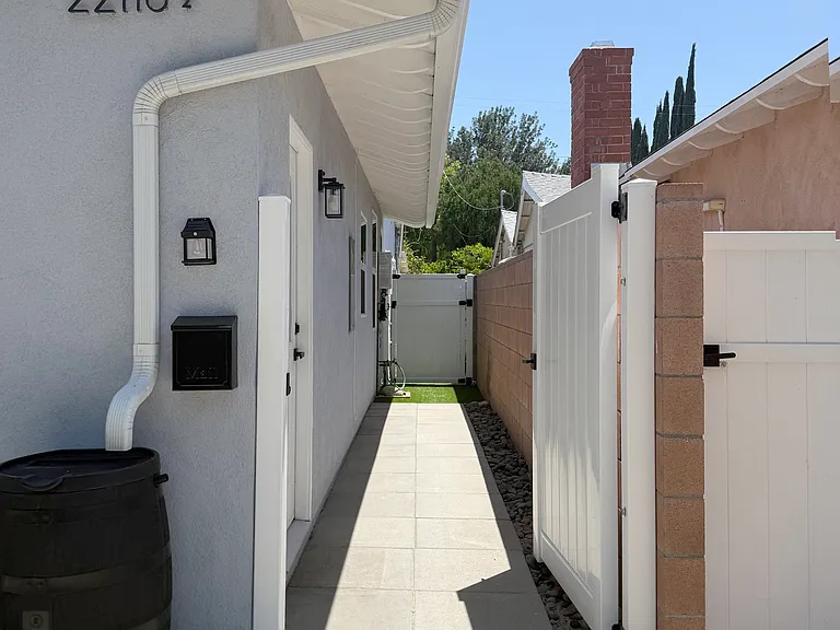 Entrance and your patio space