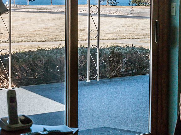 View out living room sliders