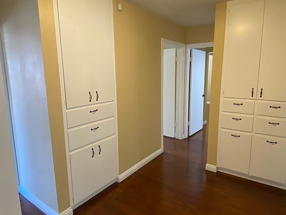 Lots of built in storage in the hallway