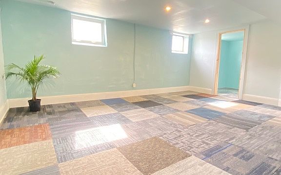 Massive primary bedroom with large walk-in closet.